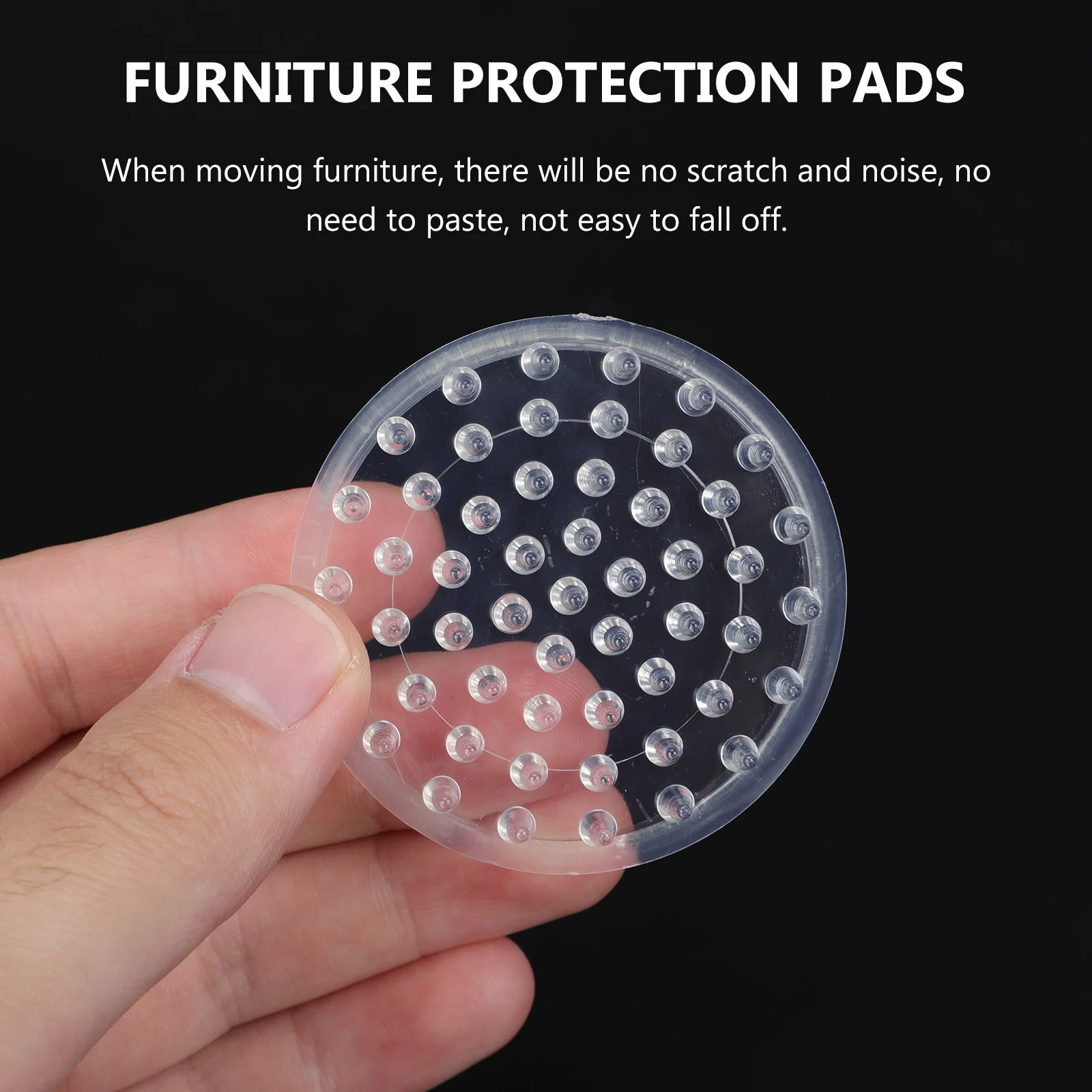 

10pcs Anti-Skid Pads Furniture Protection Plastic Floor Protector For Chair Table Legs Non-Slip Foot Mats Waterproof