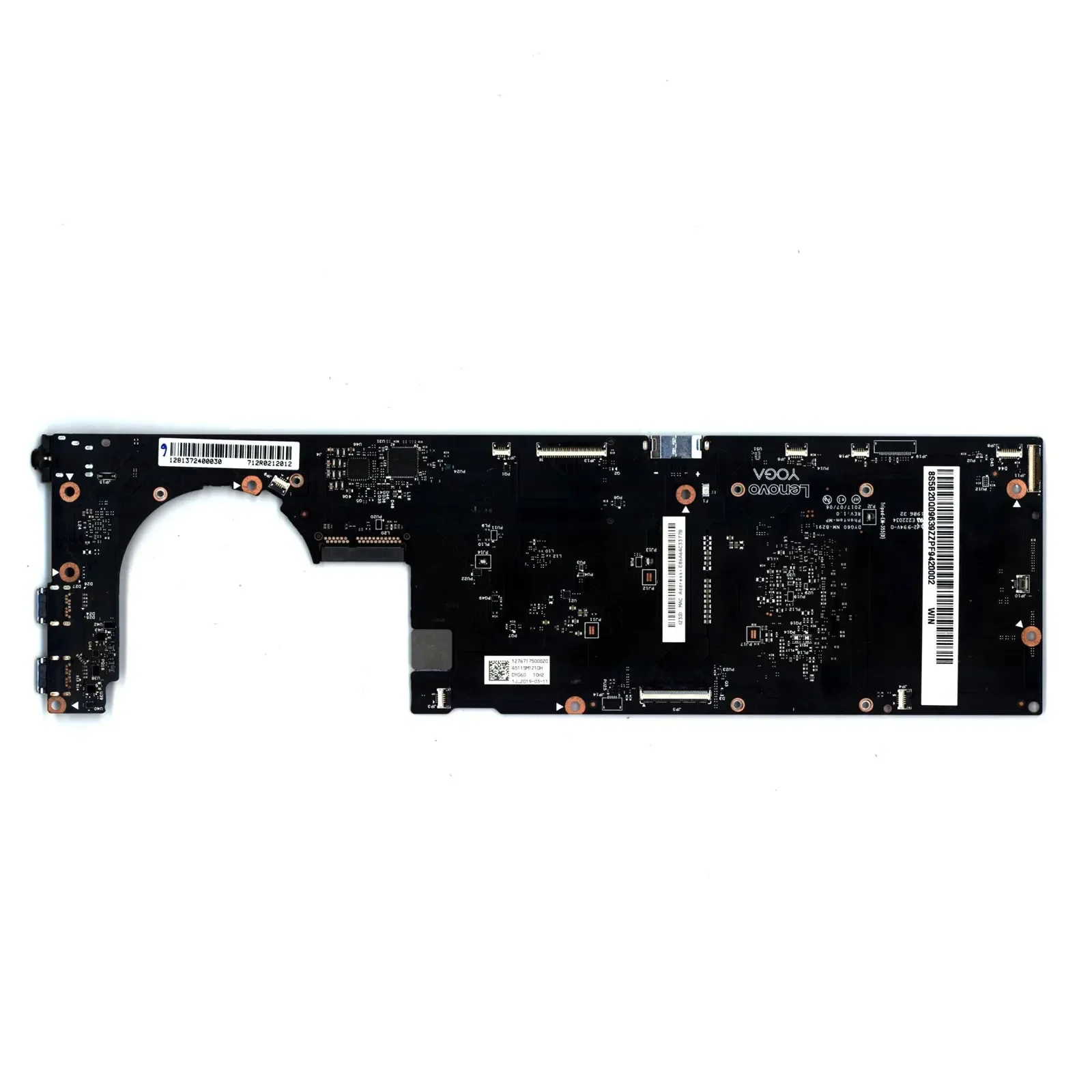 Imagem -05 - Placa-mãe Portátil para Lenovo Nm-b291 Notebook Mainboard I78550u Completo Testado Yoga 92013ikb 8g