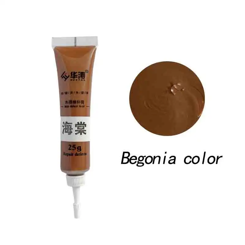 

Begonia Water based wood veneer damage repair paint floor gap filling paste furniture repair paste