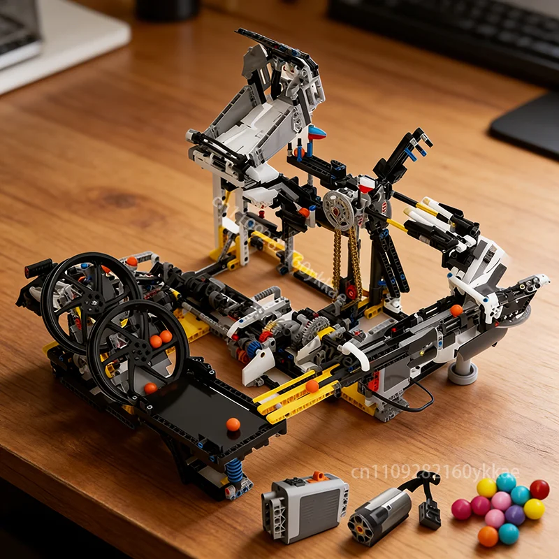 

MOC 42130 GBC Technical Ball Rolling Machine Building Blocks Model DIY Technology Bricks Education Children Gift Creative Toy
