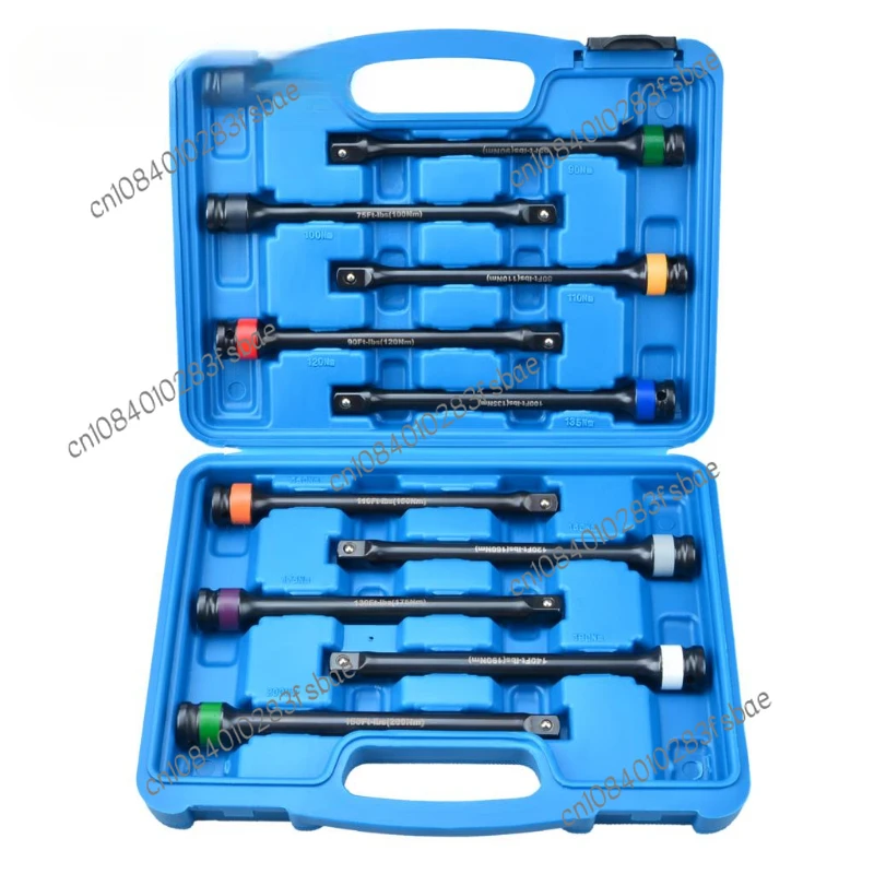 10 Piece Torque Extension Bar Set 1/2-Inch Drive Tool