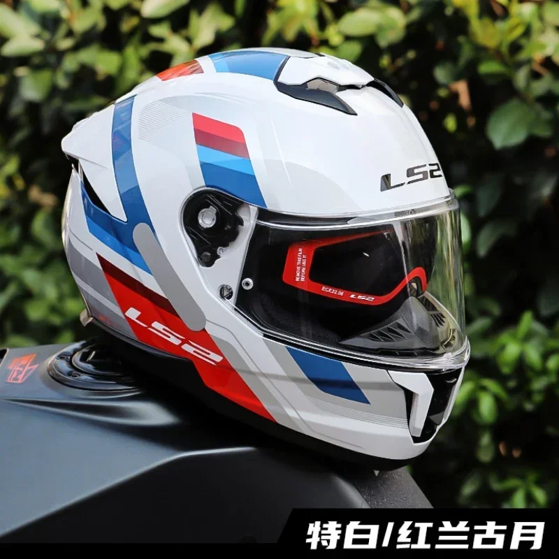 Original LS2 STREAM 2 Motorcycle Helmet Ls2 STORM Full Face Helmets Kaciga Casco Moto Capacete with Fog-free System