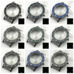 NH35 40mm Sterile Stainless Watch Case Plane Ceramic Luminous Bezel Fit NH34 NH35 NH36 ETA2824 PT5000 Movement 100 Waterproof