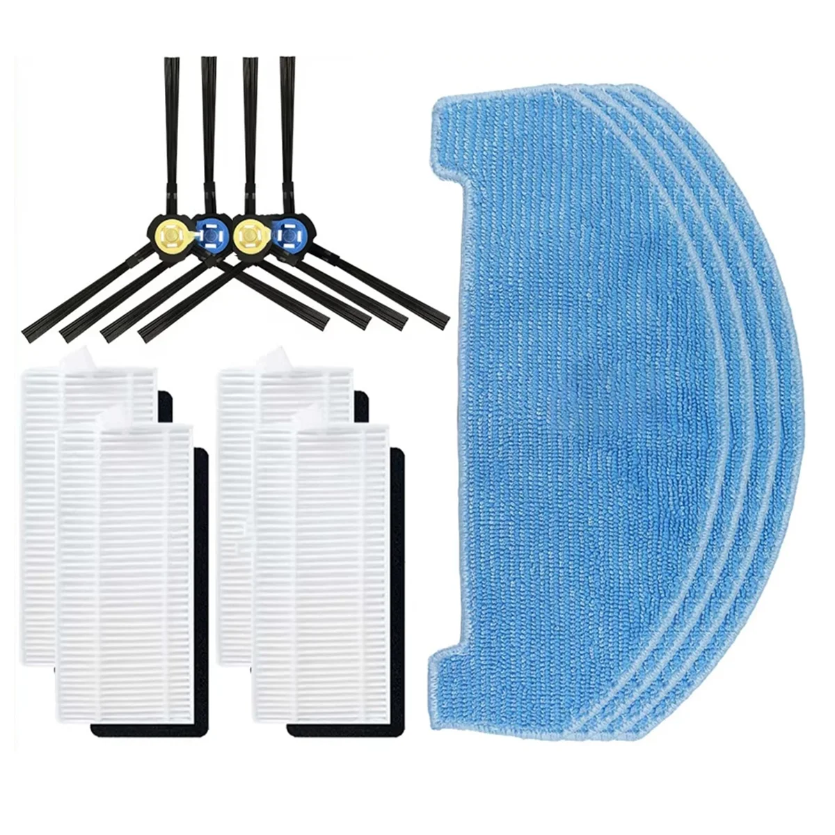 FZFZ A20, T20S, V3x, PVCR 3600, G2 0926W, G2 0726W, G2 1226 사이드 브러시 필터 걸레 액세서리 부품 키트