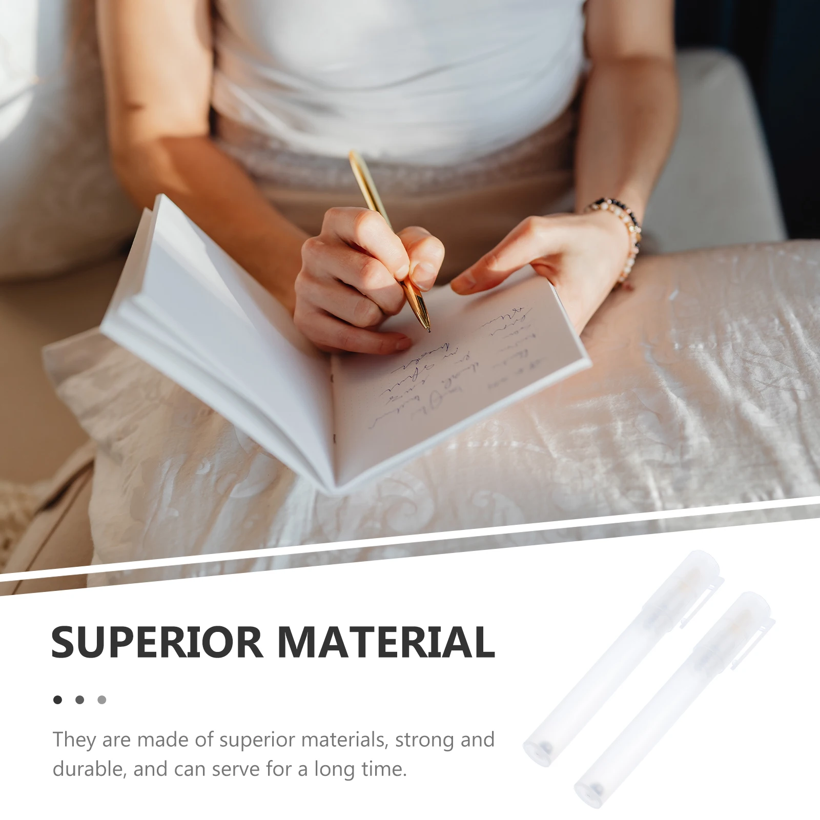 4pcs Refillable Paint Pens Empty Graffiti Markers Pen Shells Transparent Ink Holders Student Stationery Durable Pen Holders For