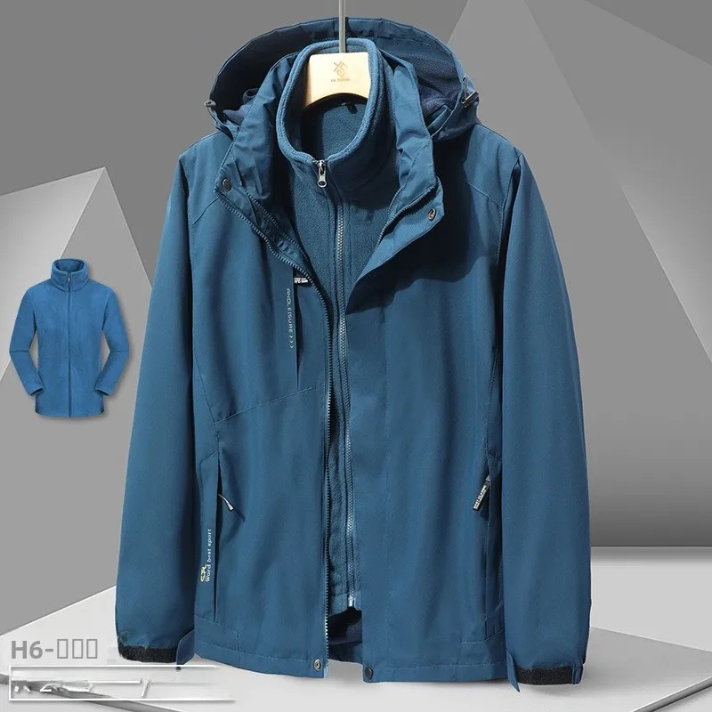 

Tee-in-One Fce Lined Winter Jaet Men's And Women's Anti-Cold Cotton Coat Couple's Outerwear Faionable New Arrival