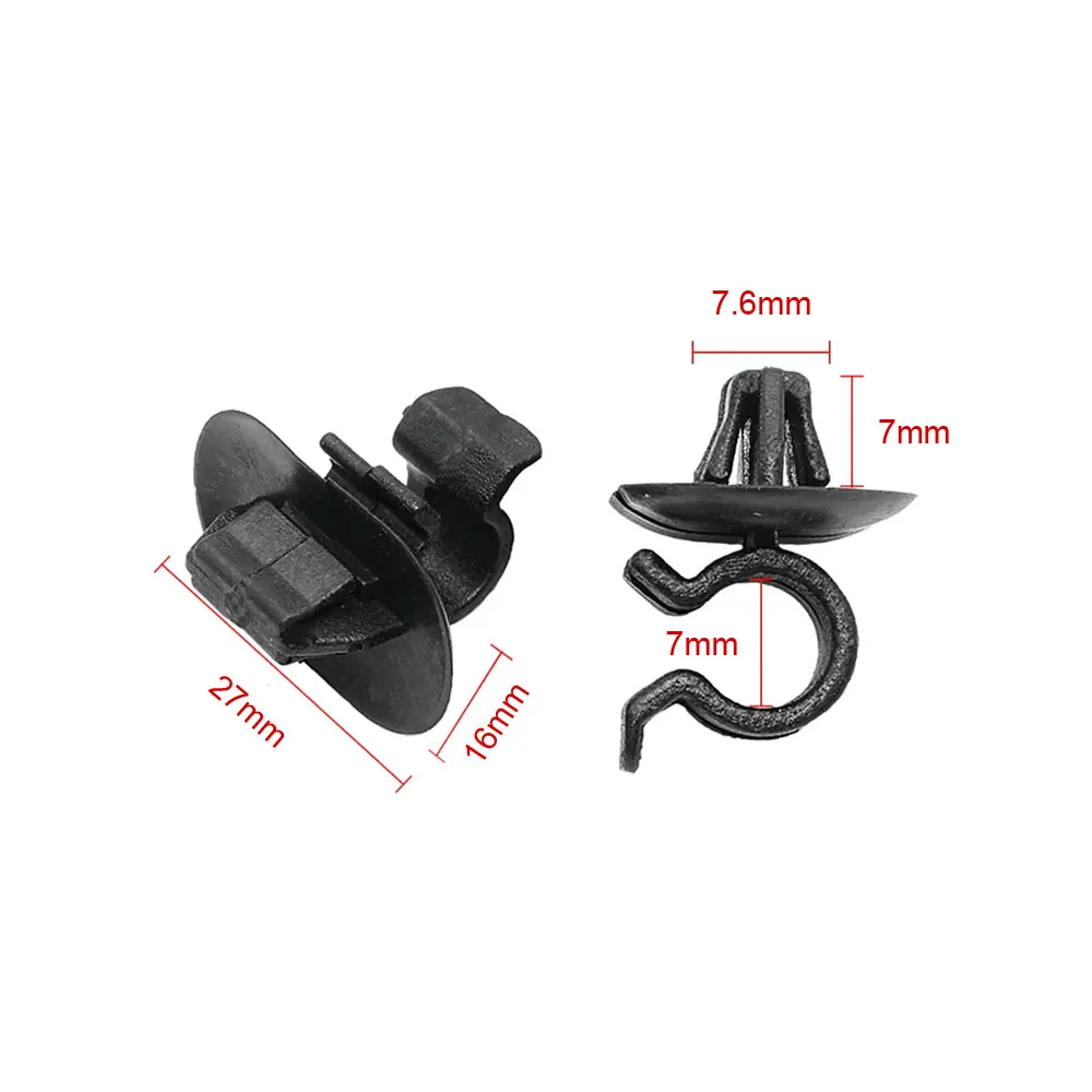 2x Auto Hood Stay Clamp Holder Buckle Car Bonnet Rod Support Prop Clip for Citroen C2 C3 C4 C5 AX Berlingo B9 Eurovans Evasion