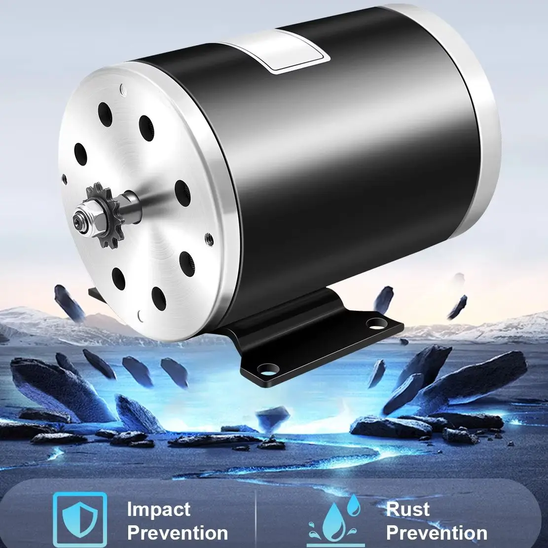 

1000W 36V Brush Motor MY1020 Type Motor Brushed DC Electric Motor for Scooter Go-Kart Bikes 3000RPM