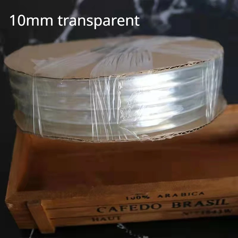 4/5/6/8/10/15/20 mm transparentes TPU hochelastisches Gummiband BH Schultergurt Gummiband mattiert DIY Sportbekleidung Zubehör 5 Jahre