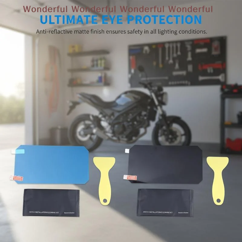 

Wear-resistant Film for GSX-8S Motorcycle Dashboard; High Clear PET Material