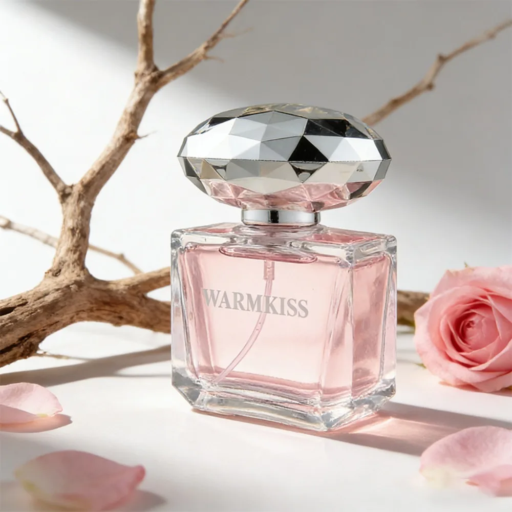 

Pink Diamond Crystal Crystal Women's Perfume Long-Lasting Light Fragrance Student Luxury Romantic Date Perfume 50ml High Quality