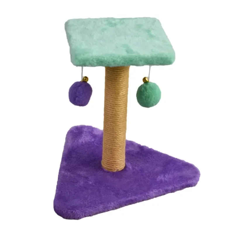 Cat scratching post, cat climbing frame, cat scratching board, pet supplies, funny toy, scratching column, double ball toy