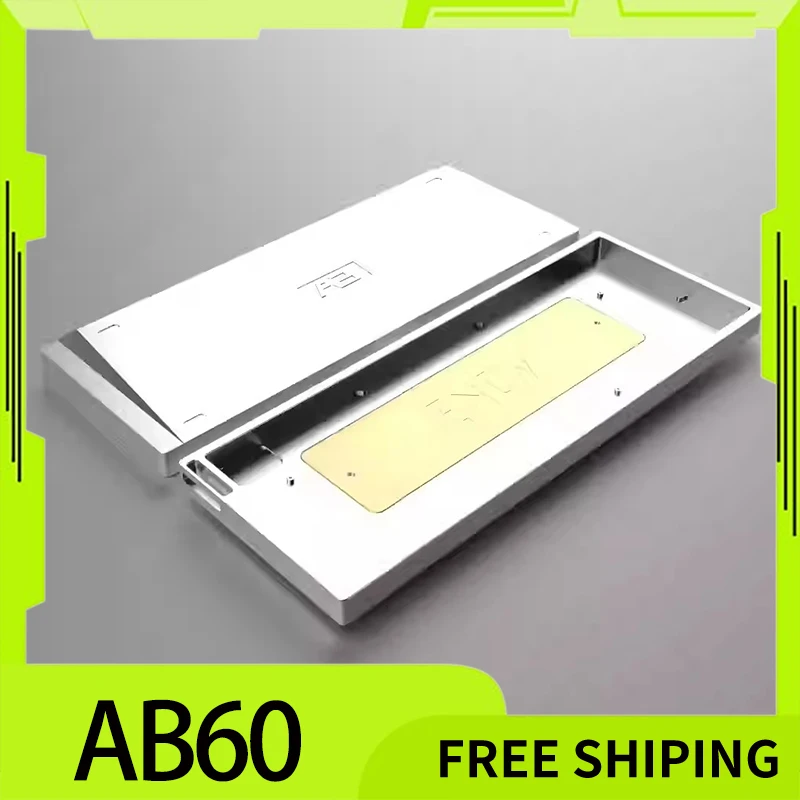 

AB60 Aluminium Alloy Keyboards Case Matte Keyboard Case Wooting 60he Magnetic Axis Keycase Customized For CSGO RAKKA GH60 Gifts