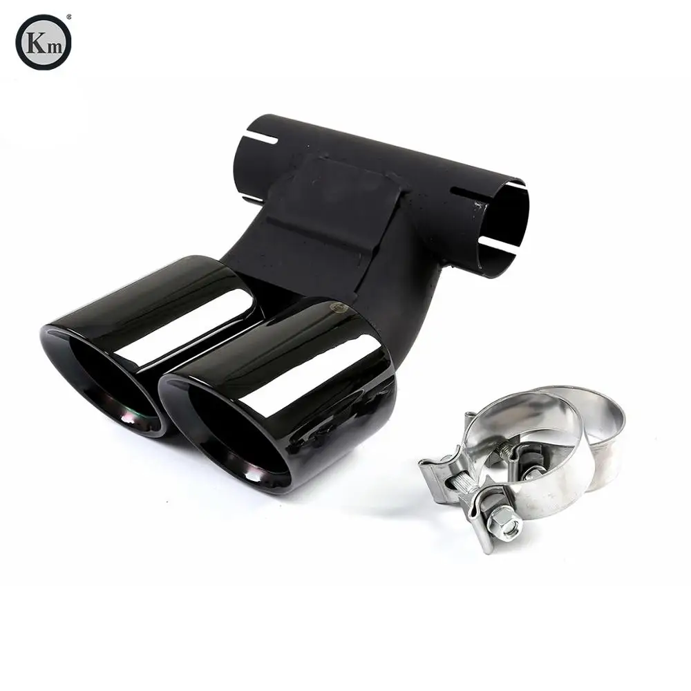 

KM for 2016-up Cayman Boxster 718 Exhaust Tip Exhaust Pipes Muffler Tips Tail Pipe Black Titanium