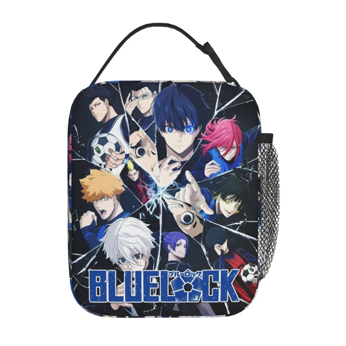 Anime Blue Locks Insulated Lunch Bag for Women Kids Leakproof Food Boxes Thermal Lunch Box Tote - view 5