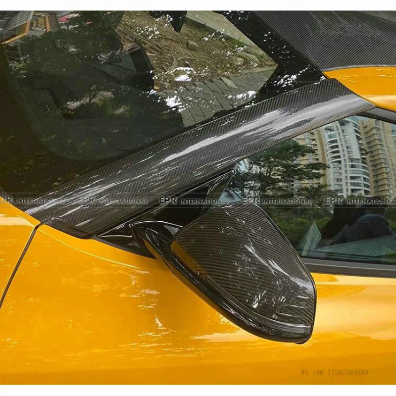 For Toyota A90 , New SUPRA Carbon Fiber Modification Parts, A-Pillar Additional Components, Car Exterior Decoratio