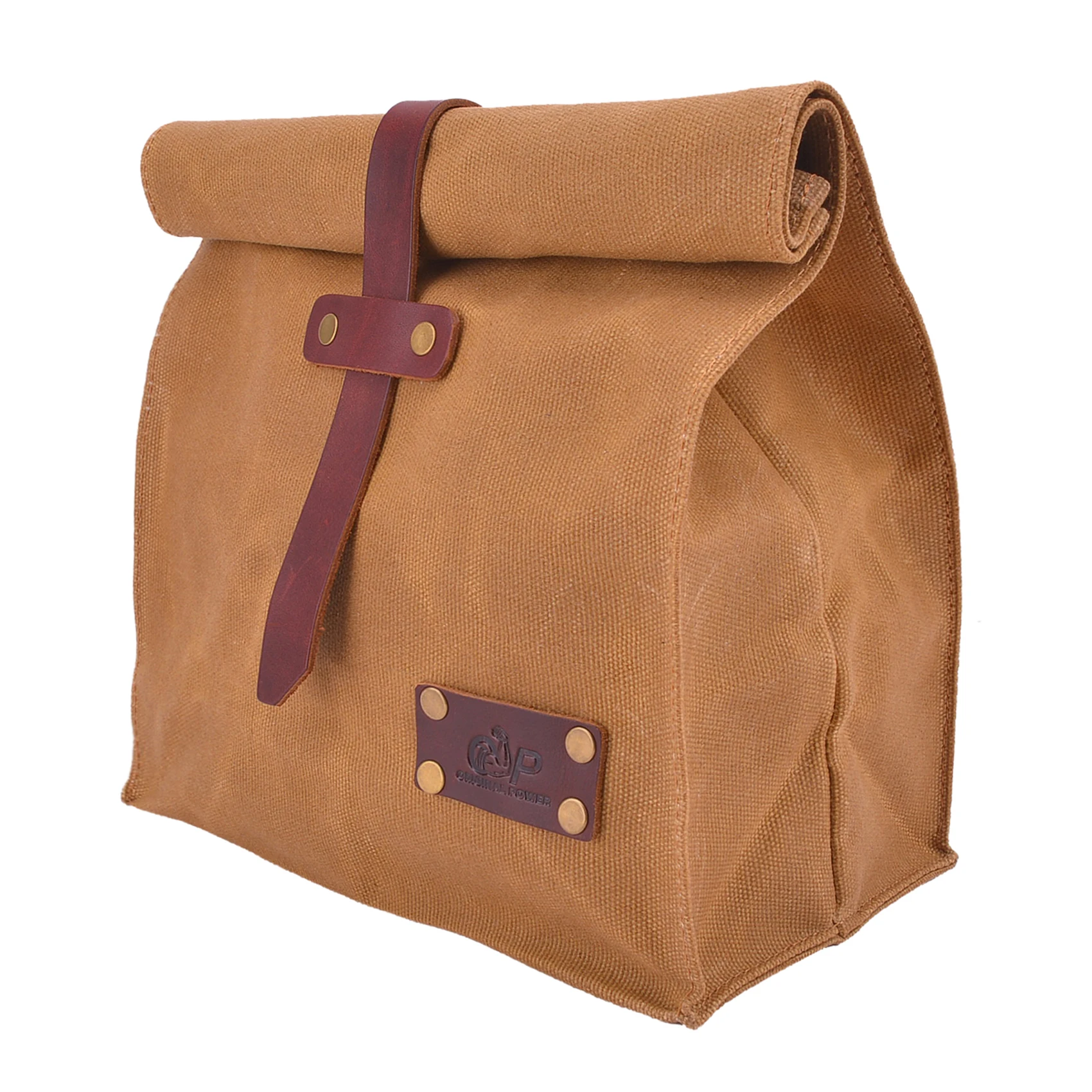 

Vintage Style Canvas Storage Bag Travel Picnic Food Portable Lunch Bag Unisex Quick-Fold And Simple