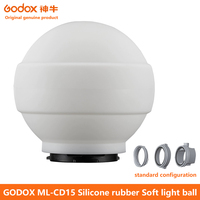 Godox Ml-Cd15 Silicone Soft Light Ball Soft Light Box ml Series Battery Handle Suitable for V1 V860Iii Ad100/200/300/400Pro Outdoor Shooting Light Ml- 40% off Stacked Reflector
