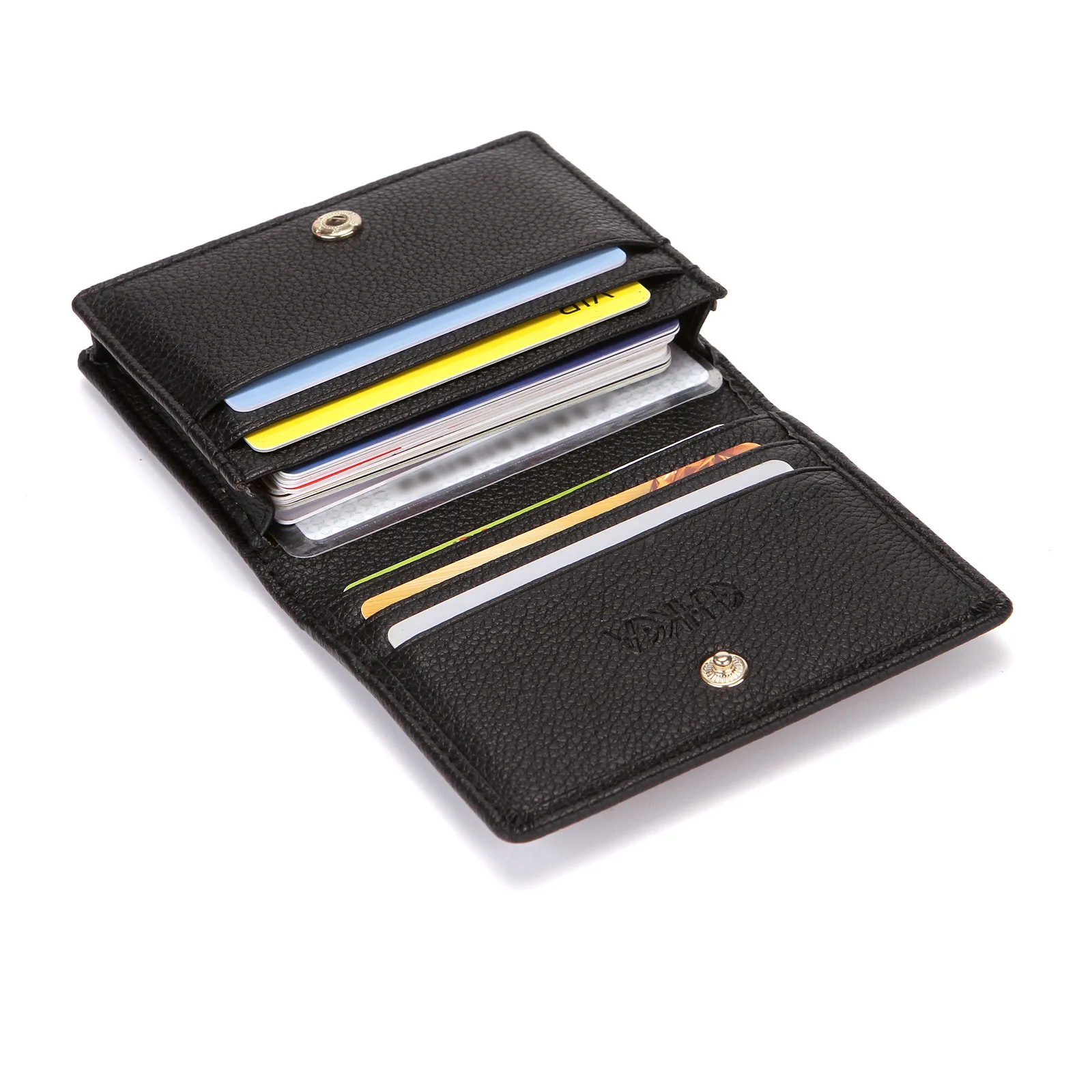 Porta carte di credito da uomo borsa da donna porta carte d\'identità Organizer borse da lavoro nuovi portafogli per carte di credito in pelle di