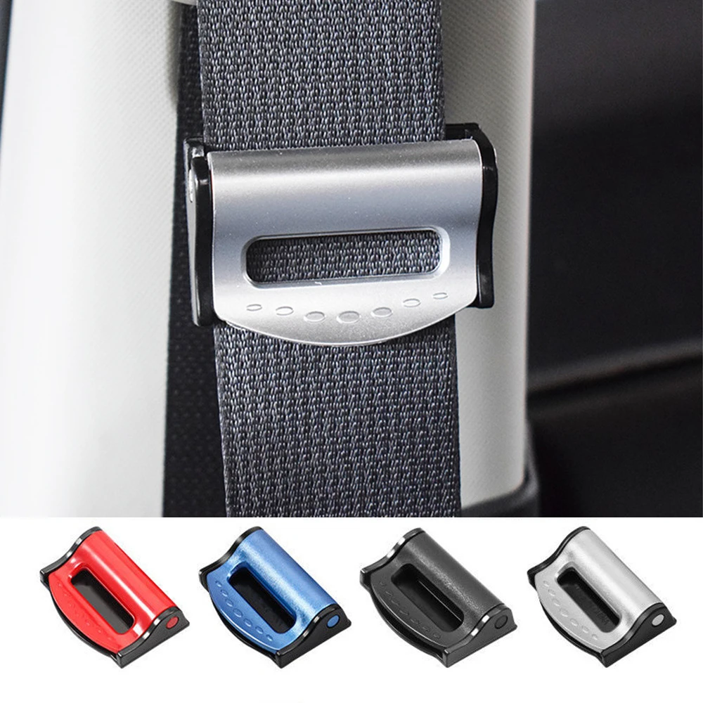 ABS Car Seat Belt Limiter Buckle Stopper For Nissan Altima Dualis Juke Frontier Fuga Leaf Bluebird Rogue Navara NP300 Leaf Kicks