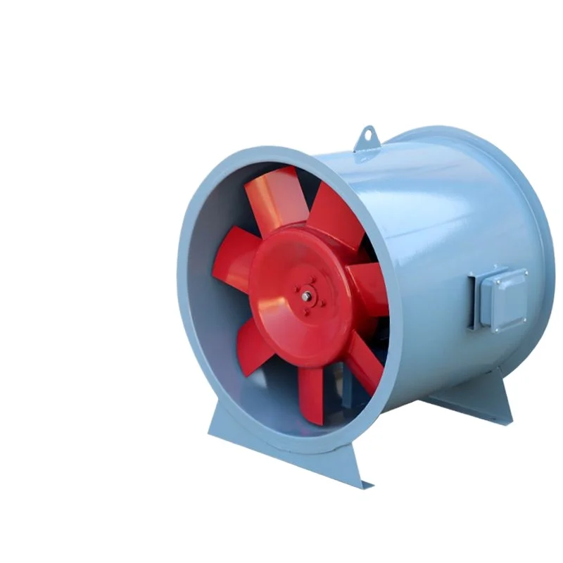 Smoke exhaust fan manufacturer High temperature resistant fire exhaust fan Shopping mall basement Industrial fire exhaust fan