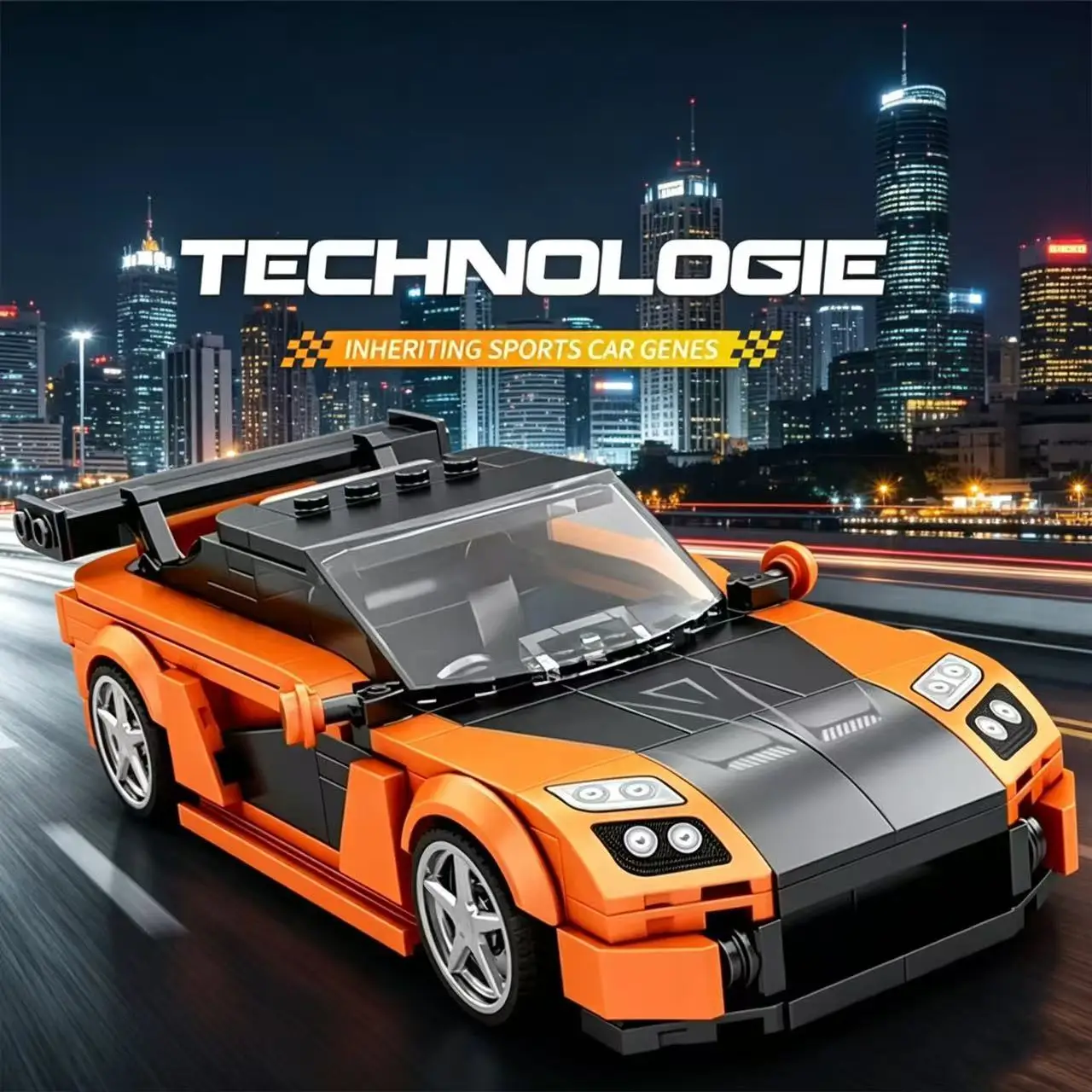 

Speed Car Series Vehicle Building Blocks Supercar Set Racing Sports Car Classic MOC Model Bricks DIY Toy Kid Holiday Gifts