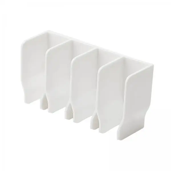 Toothpaste Rack PP Tube Clip Wall Toothbrush Storage Holder Space Saver for Bathroom Shower and RV