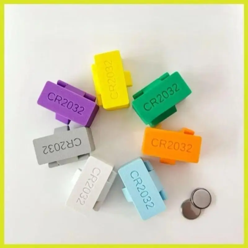 1Pcs CR2450/LR44 Button Battery Storage Case Organizer 10/20 Grids CR2032 Button Battery Storage Box