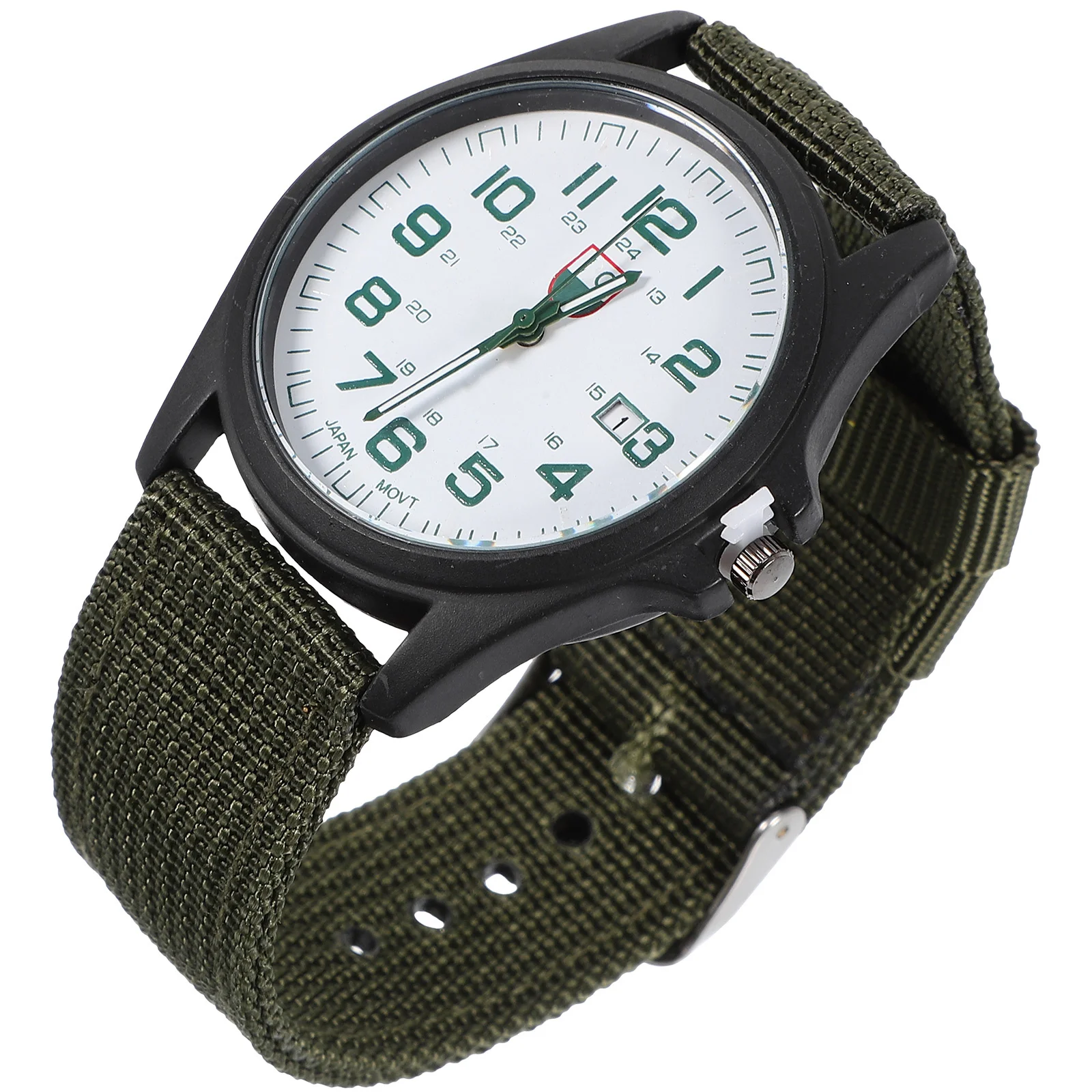 

Stylish Men Quartz Watch Woven Nylon Band Cool Designed Fashionable Timepiece Christmas New Year Present