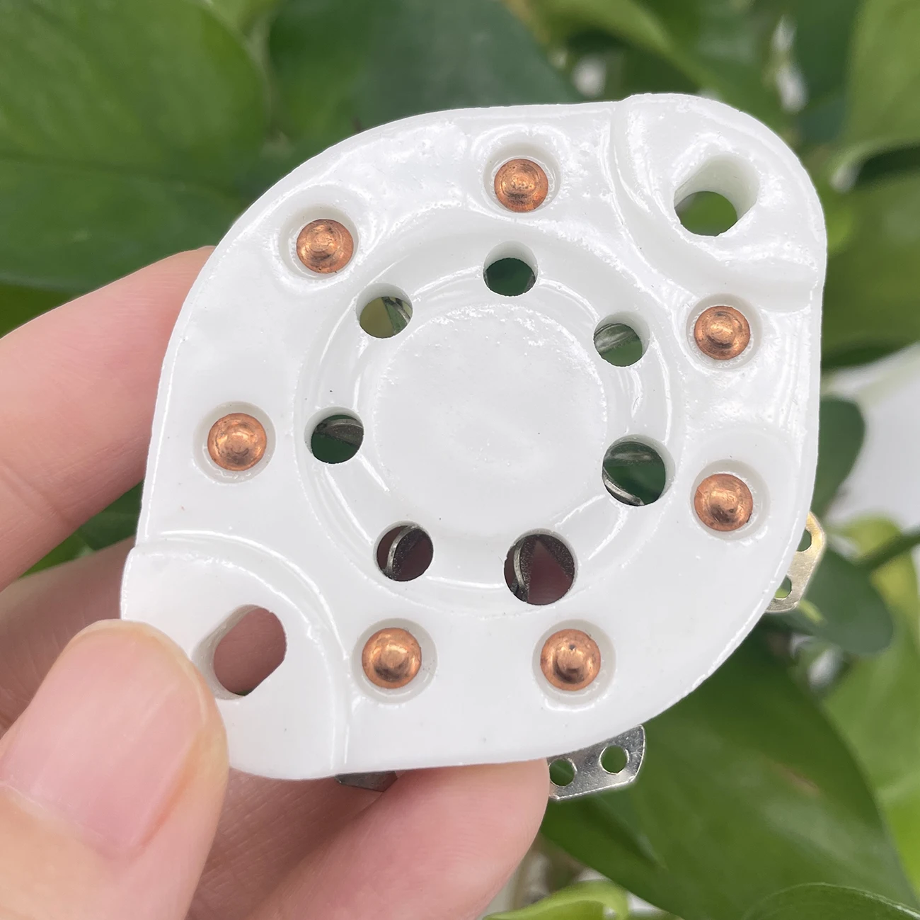 Base de válvula de tubo de cerámica de 7 pines para FU-25, amplificador de Audio Vintage, DIY, 1625, 6A6, 826, 832, 1 unidad