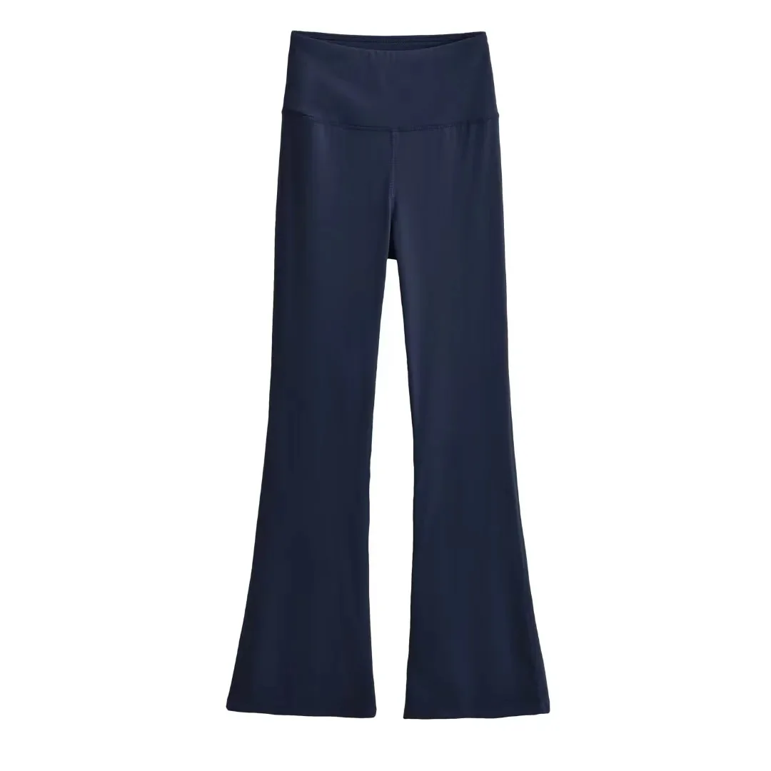Leggings acampanados sin costuras para mujer, pantalones de yoga, pantalones de campana, pantalones de fitness de cintura alta, pantalones deportivos ajustados de alta elasticidad para gimnasio