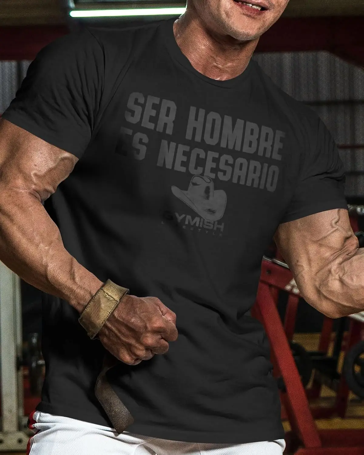 Ser hombre ES necesario Workout Shirt for Men, Cool Gym Gift T-Shirt