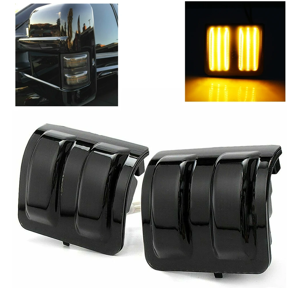 

For Ford F250 F350 F450 F550 Super Duty 2008-2016 Blinker Flash Indicator Marker Turn Signal Light Dynamic LED Side Mirror Lamp