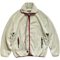 KAPITAL Embroidered Loose Long-sleeved Polar Fleece Jacket