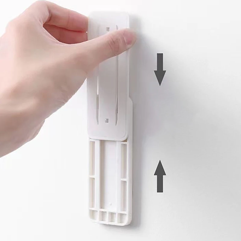 1/5 Pcs Wall Mounted Plug Fixer No Punch Wall Sticker Router Plug Board Power Cable Fixing God Sticker Plug Board Fixing Clips