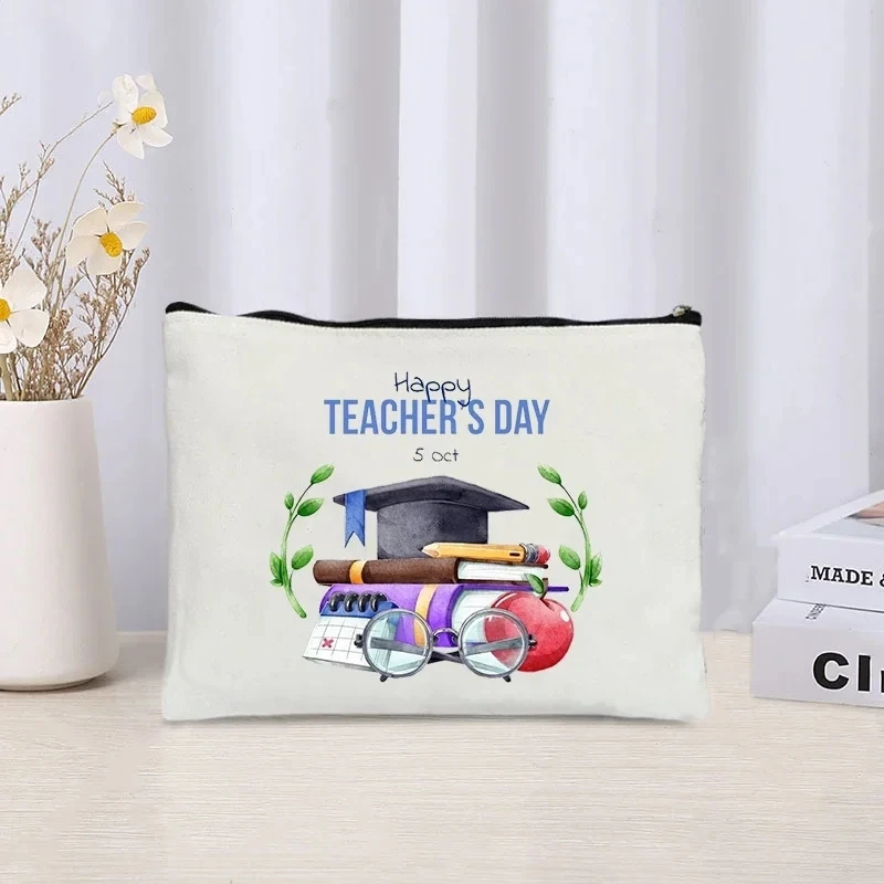 Lipstick Bag Travel Makeup Bag Makeup Bag BagsWomen School Teacher Gift Cosmetic Bag Pouch Wallet Portable Organizer Pouch Bag