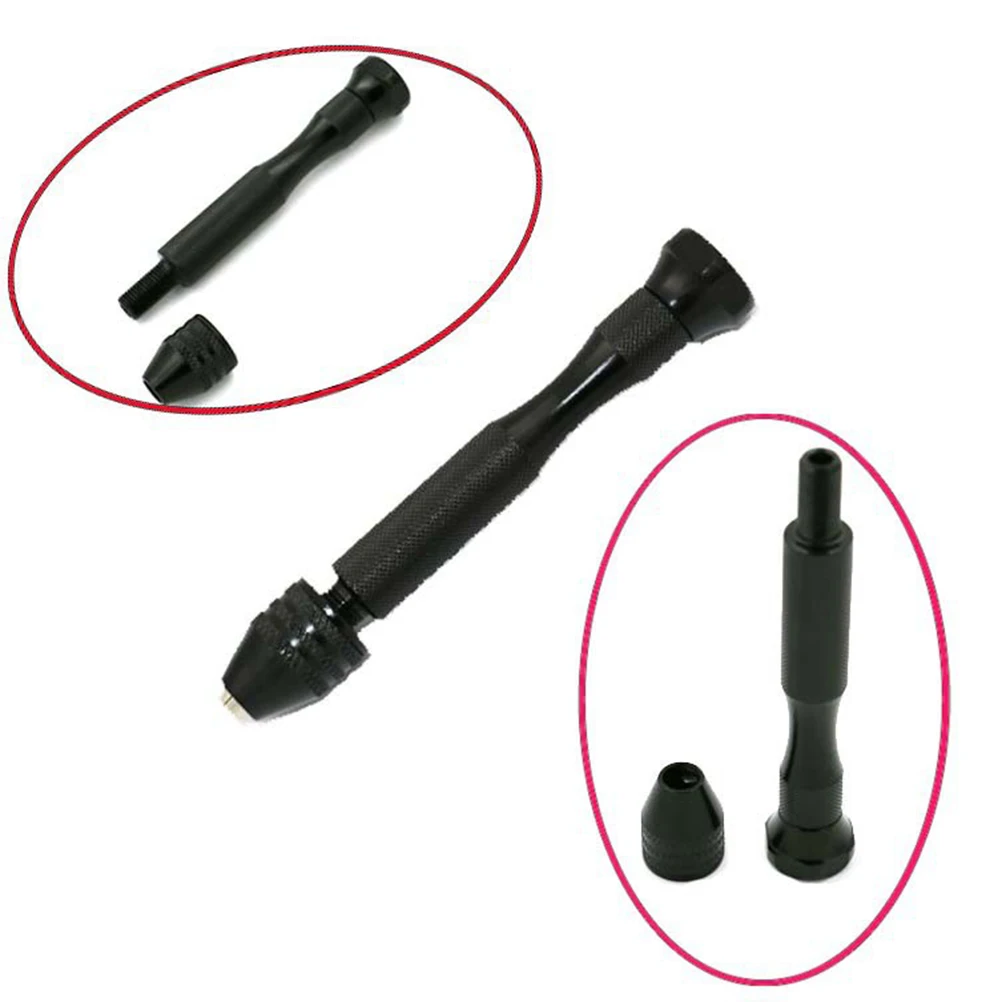 

10Pcs Mini Hand Drill Kit High Precision Woodworking Hand Drill with Rotary Bits for Crafting Modeling Hobbies DIY Projects