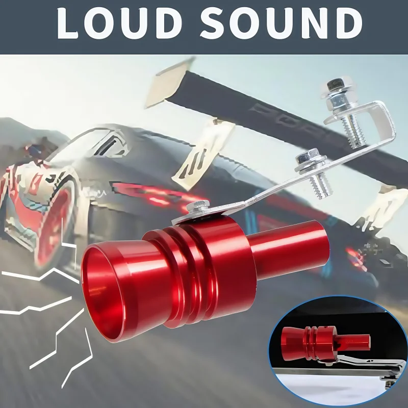 Universal Exhaust Fake Turbo Whistle Pipe Sound Muffler Blow Off Car Styling Tuning Hot Sale 1PC Simulator Whistler S/M/L/XL