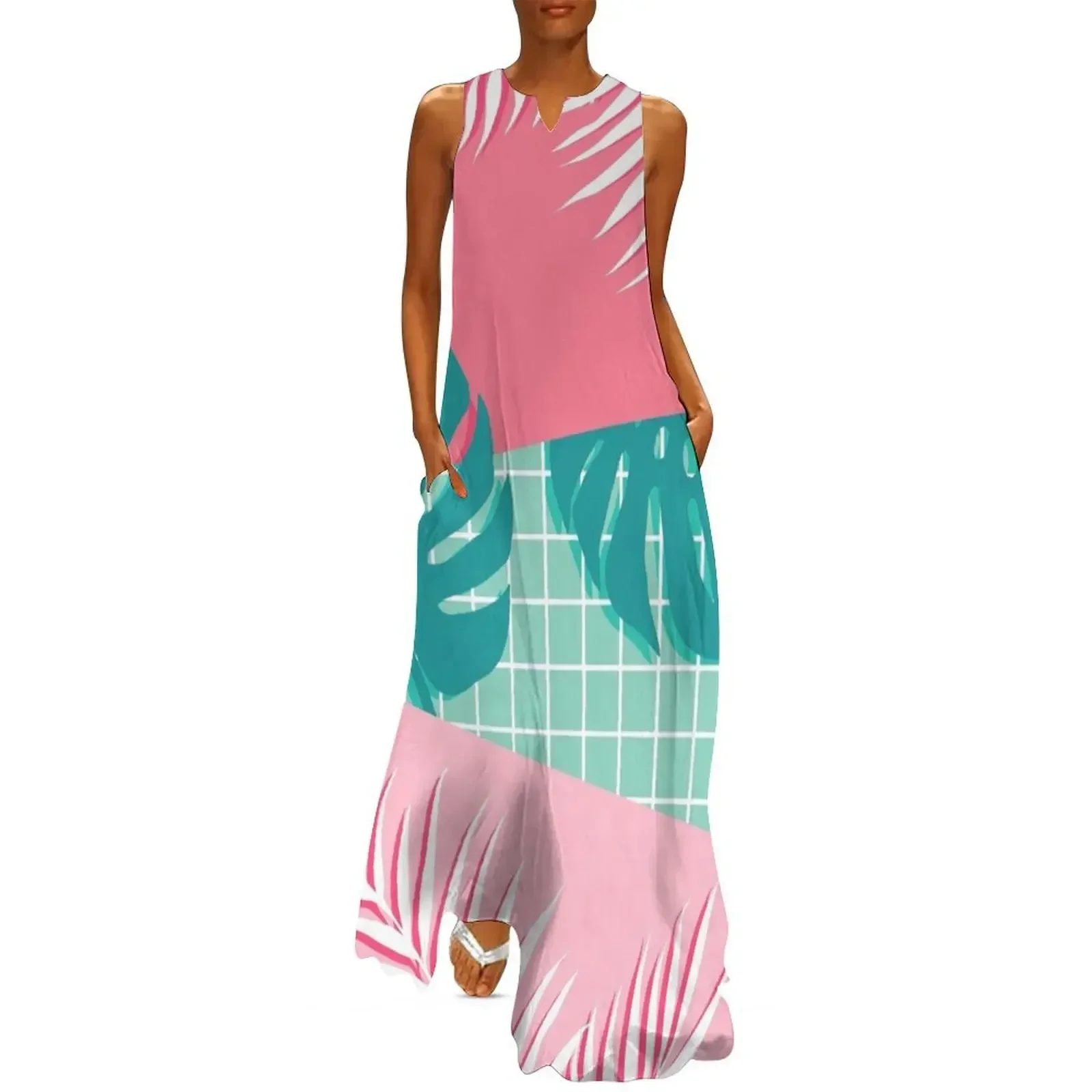 

Palm Springs Long Dress elegant dresses for women Long dress woman Female clothing Dress