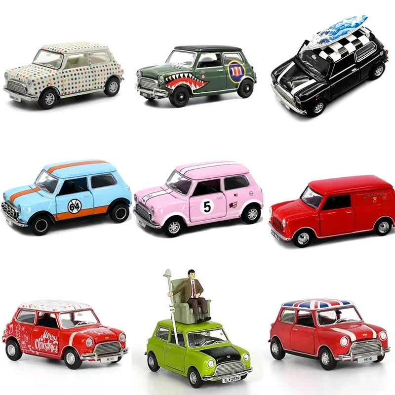 

Tiny 1:50 Mr. Bean Shark Mini Racing Mini Cuba Blue BMW Car Collection Toys
