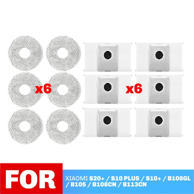 For ECOVACS T50 OMNI / T50 PRO OMNI/Ecovacs Deebot T50 Max Accessories Main Side Brush Filter Mop Cloth Dust Bag