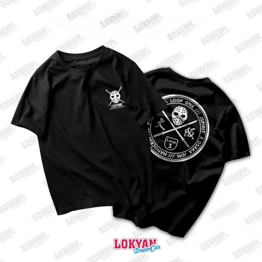 Modifiziertes Auto-Masken-T-Shirt KANJO Osaka LOOP1 Upstart Bedrucktes Kurzarm-Motorrad-Grafik-T-Shirt Atmungsaktives Freizeit-Herren-T-Shirt Sommer 2026 – Detail 6