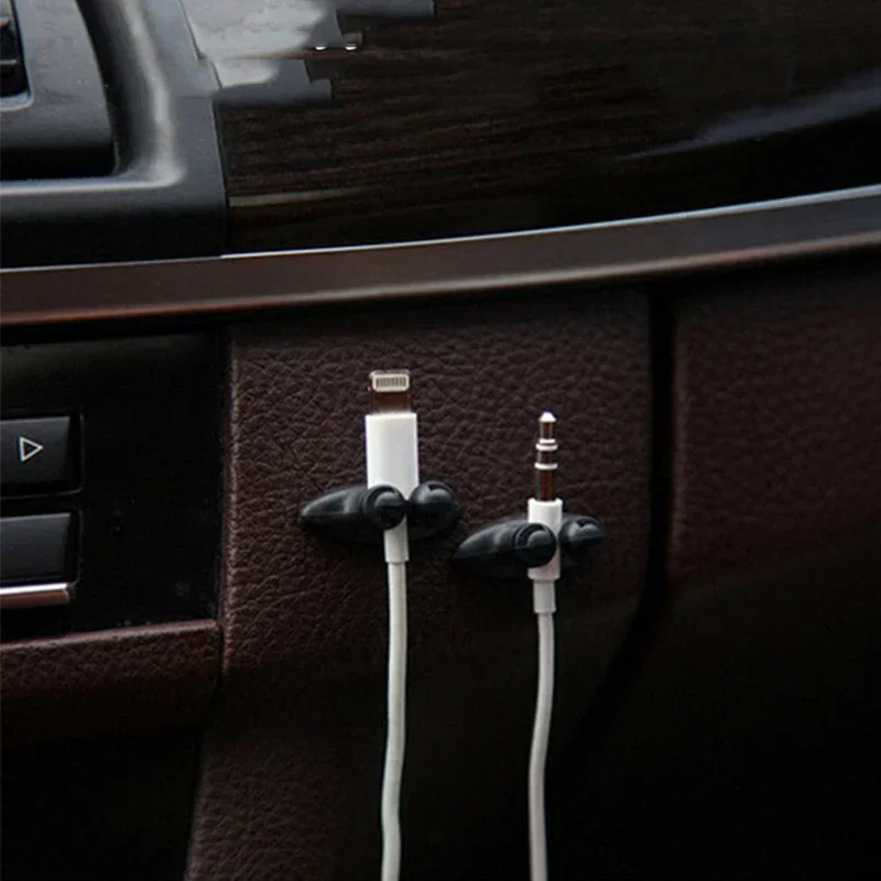 Car Dashboard Mobile Phone Cable Manager Charger Cable Line Organizer Clasp Clamp Auto Interior Accessories Car Decoration - Image 4