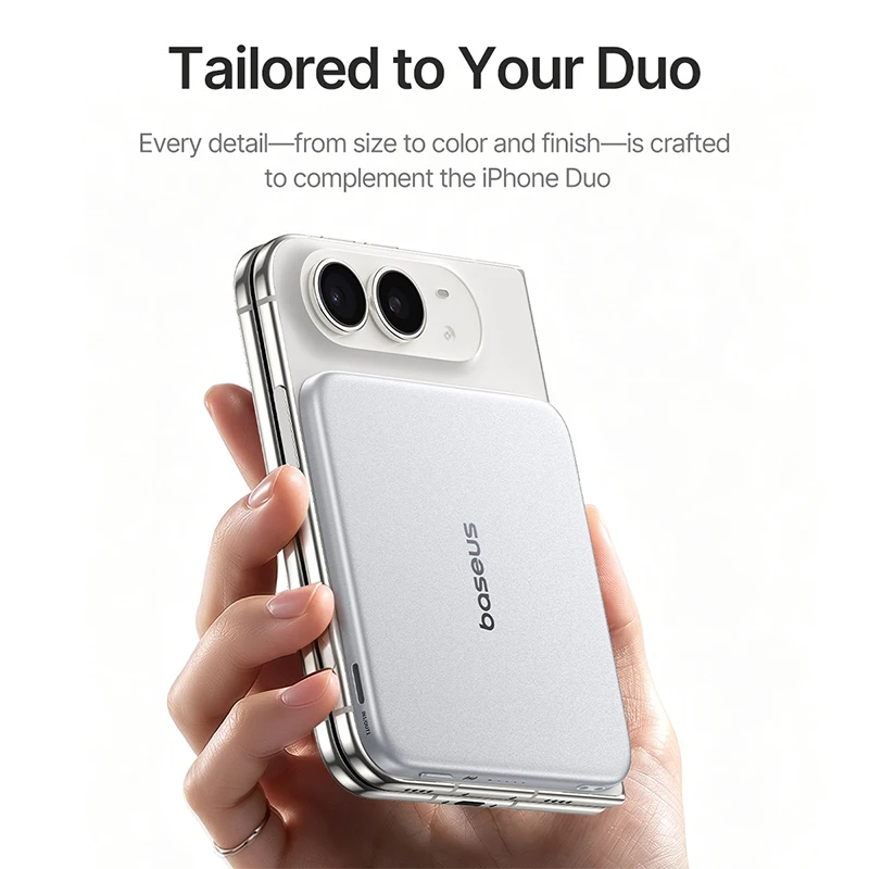 Qi2 15W Magnetic Power Bank 5000mAh 25W USB-C for iPhone