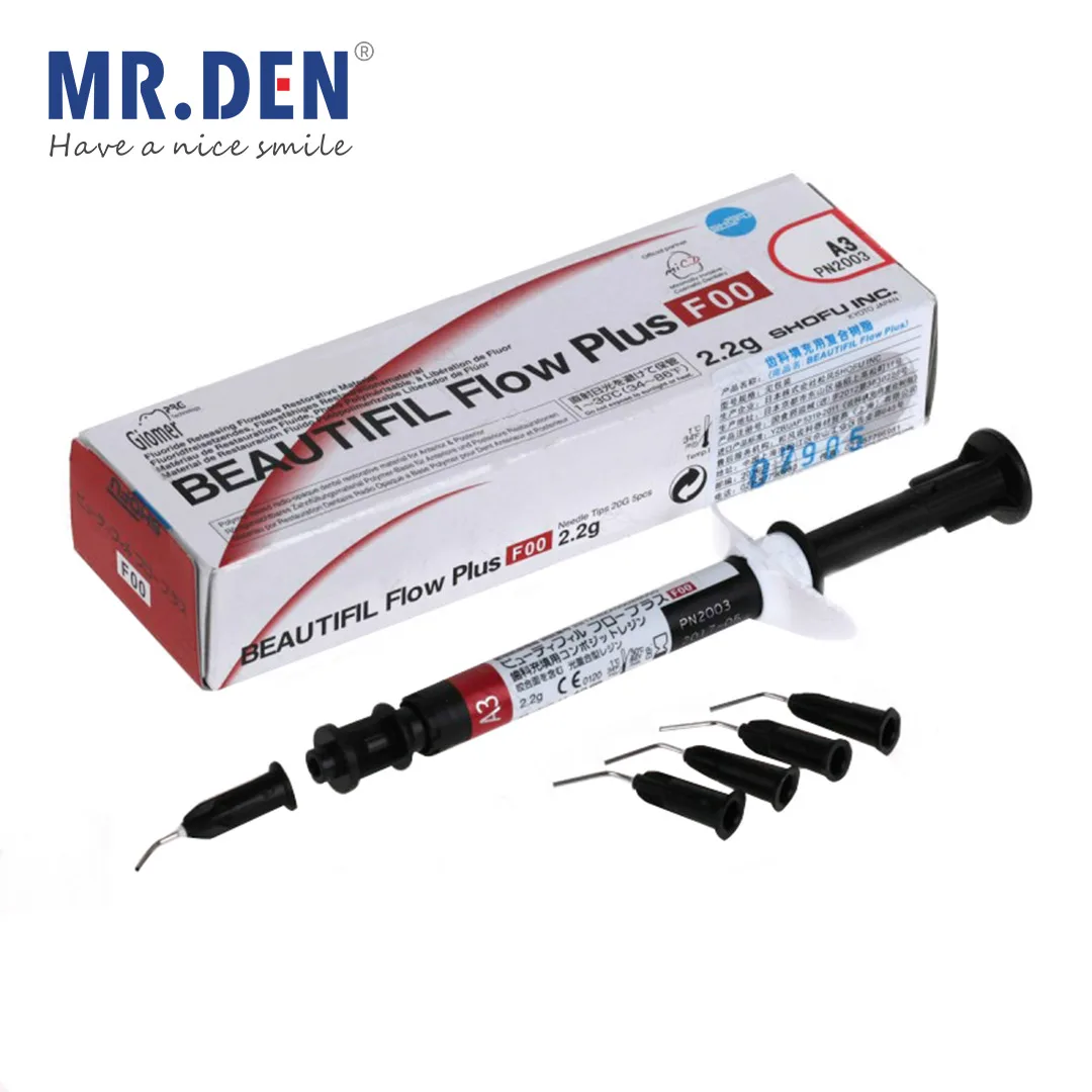 SHOFU Premium Flowable Resin High Quality Dental Light Curing Composite for Cavity Restoration Bonding