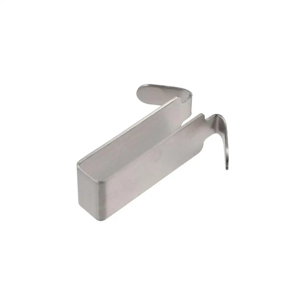 

Silver Stainless Steel Double Side Hooks Drilling Free Punch Free Towel Hooks Waterproof Hanging Shower Door Hook