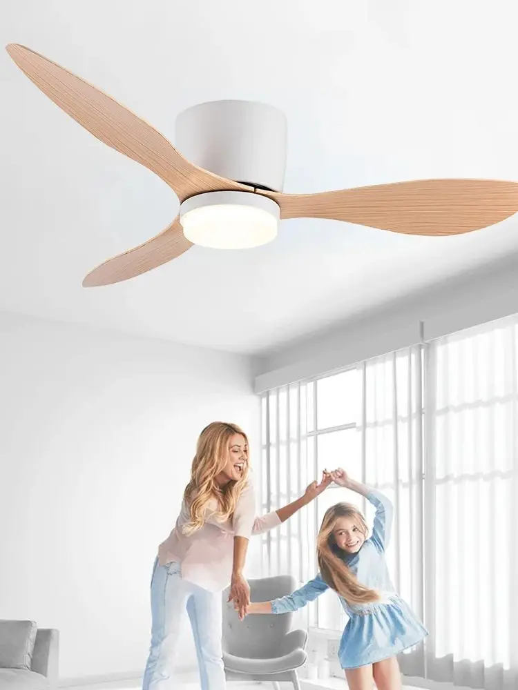 IRALAN Plafondventilator Licht Energiebesparende Mute DC-motor 3-kleurig veranderlijk 6-snelheden verstelbaar ventilatorlicht voor slaapkamer woonkamer - afbeelding 2