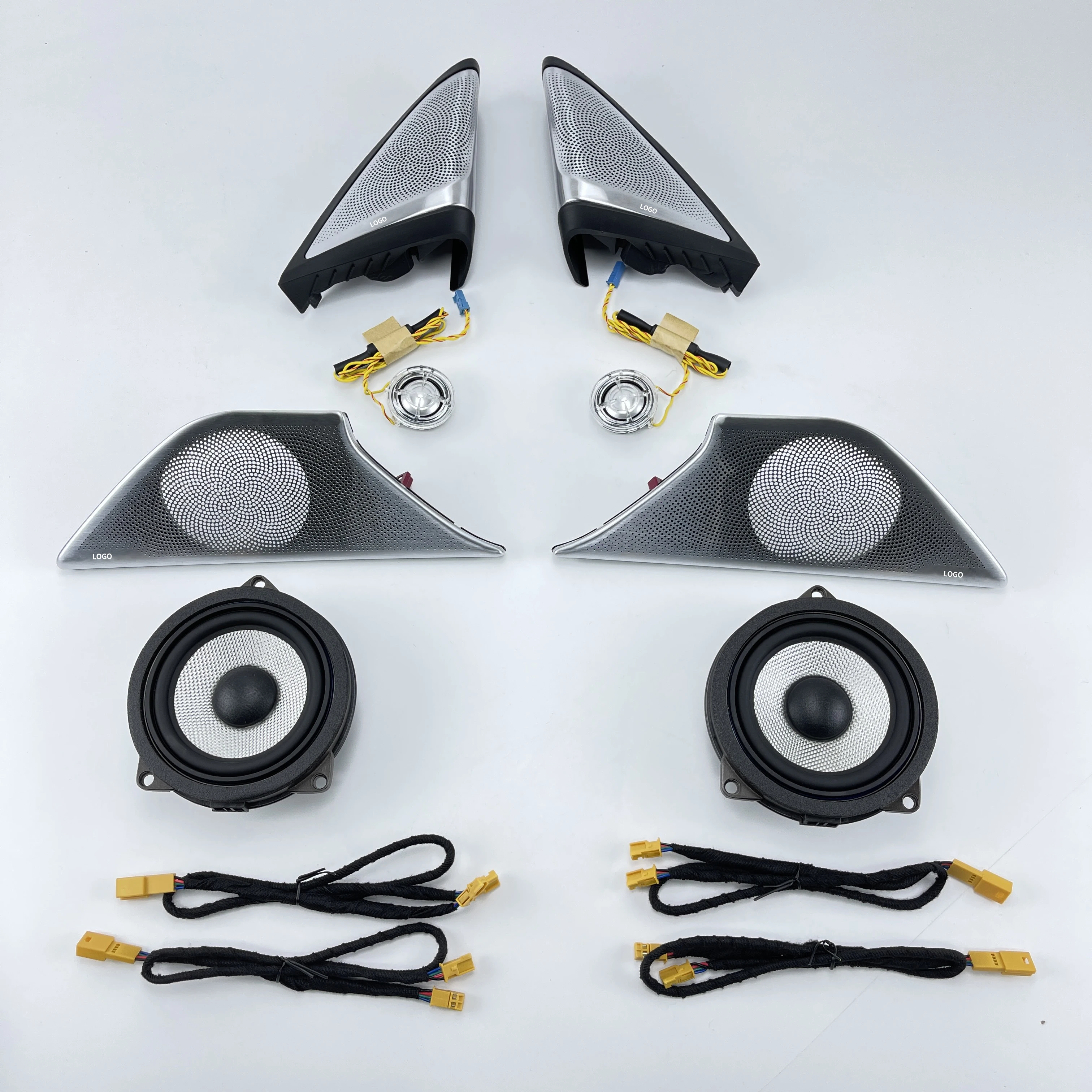 Luminous LED Cover For BMW G30 G31 New 5 Series Door Midrange Tweeter Lossless Sound Quality HiFi Music Stereo Speakers Horn