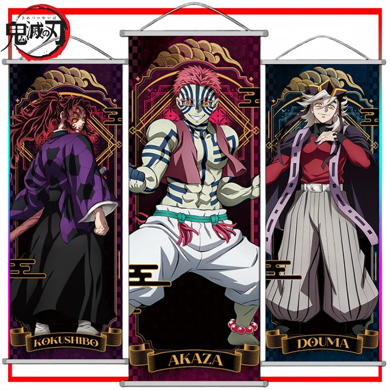 Anime Merchandise Demon Slayer - Demon Slayer Wall Scroll Cartoon Akaza