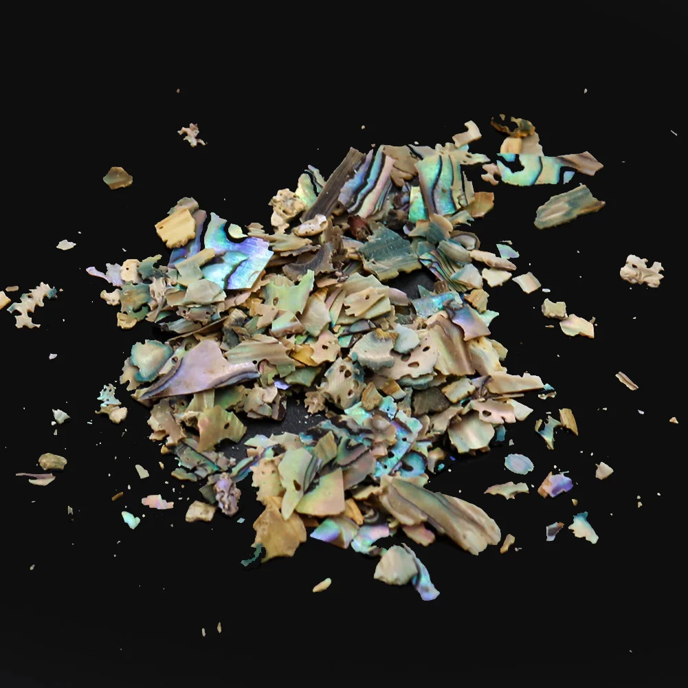 2pks Random Irregular Natural Abalone Shell Fragments Nail Glitter Sequins Materials Flake Decoration Jewelry Naking Accessories